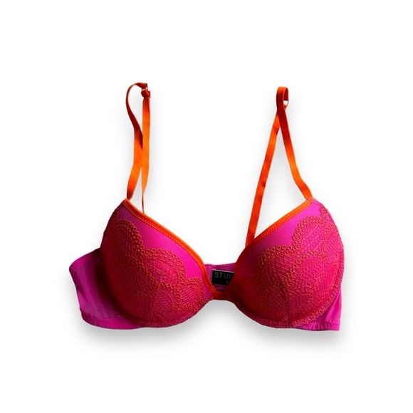 NWT La Perla Studio Pink Camelia Bra and Thong Set Size 36B/Medium - Picture 3 of 16